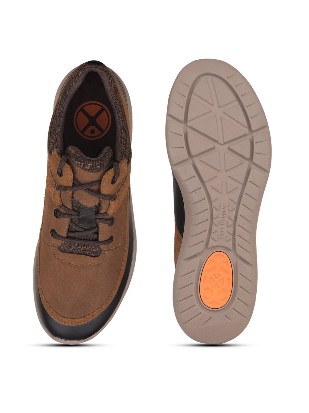 Hush Puppies Men Tan Casual Lace-up Shoes - Tan - View 4