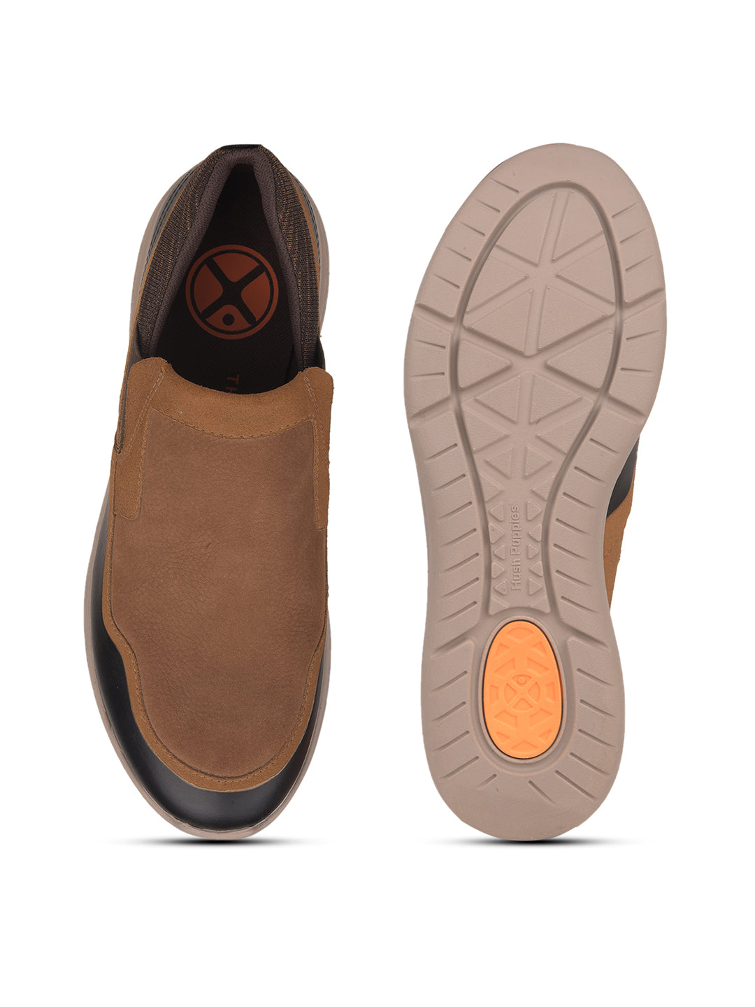 Hush Puppies Men Tan Casual Slip-on Shoes - Tan - View 4
