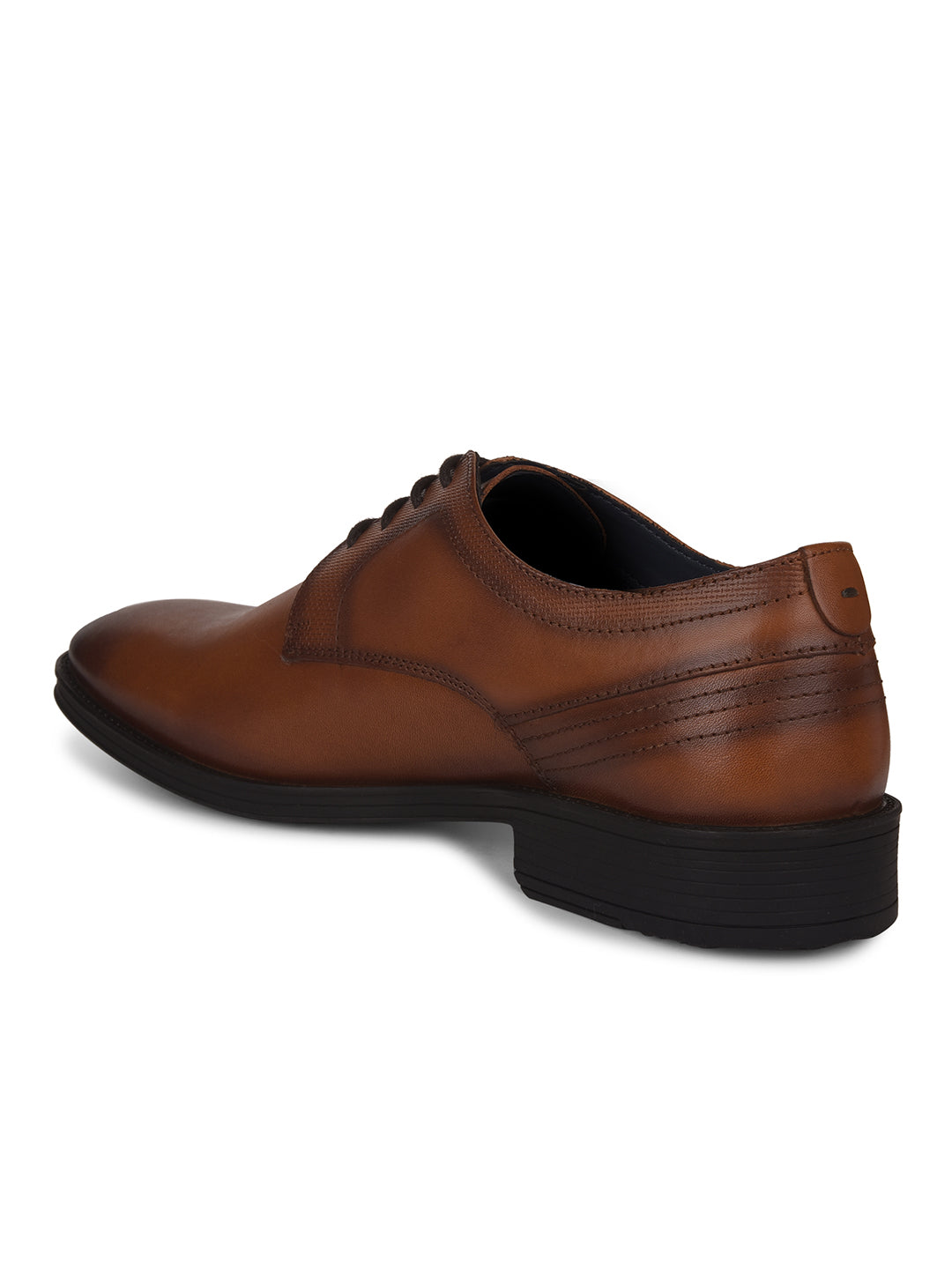 Bata Men Tan Formal Lace-up Derby Shoes - Tan - View 3