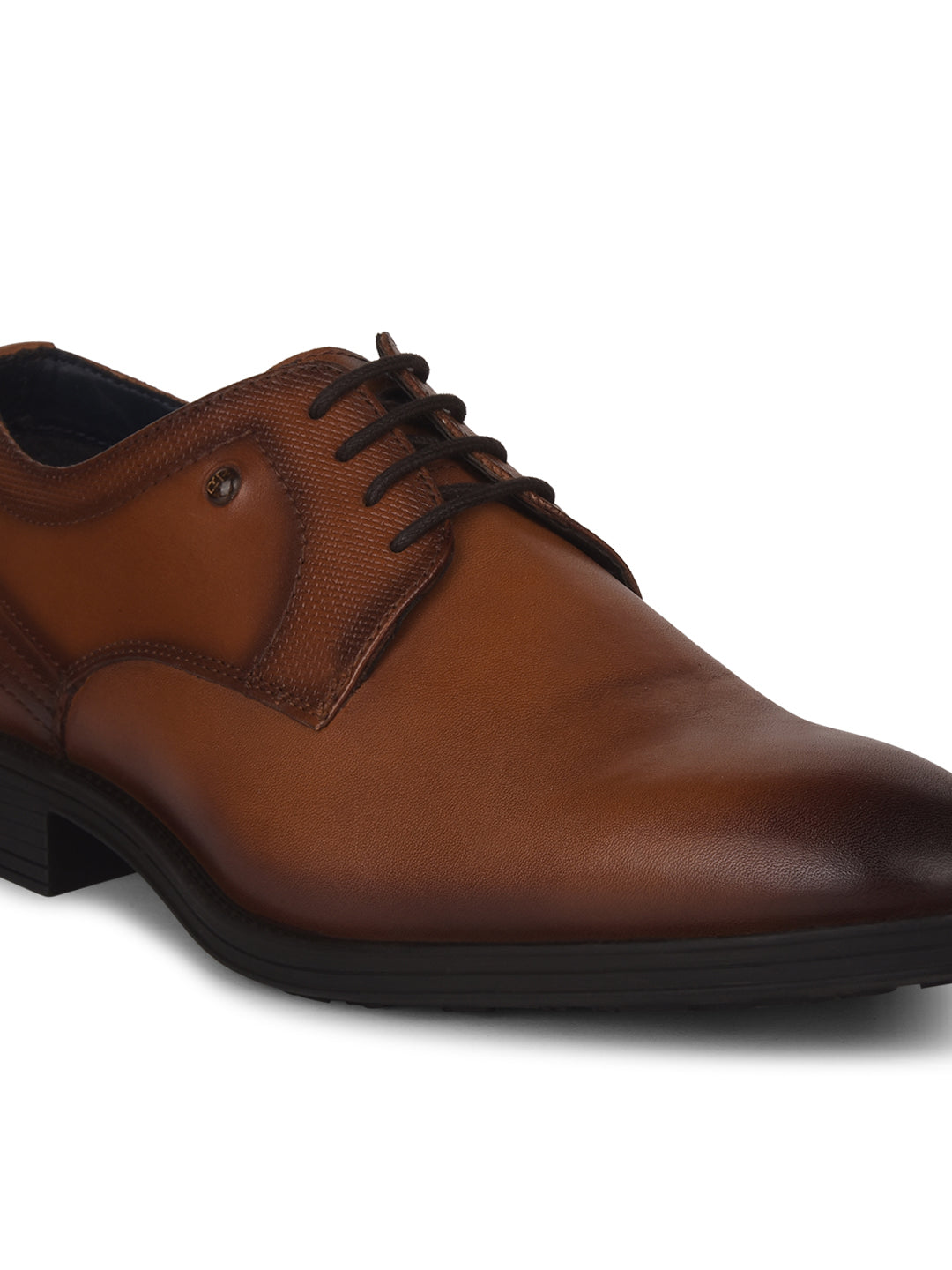Bata Men Tan Formal Lace-up Derby Shoes - Tan - View 5