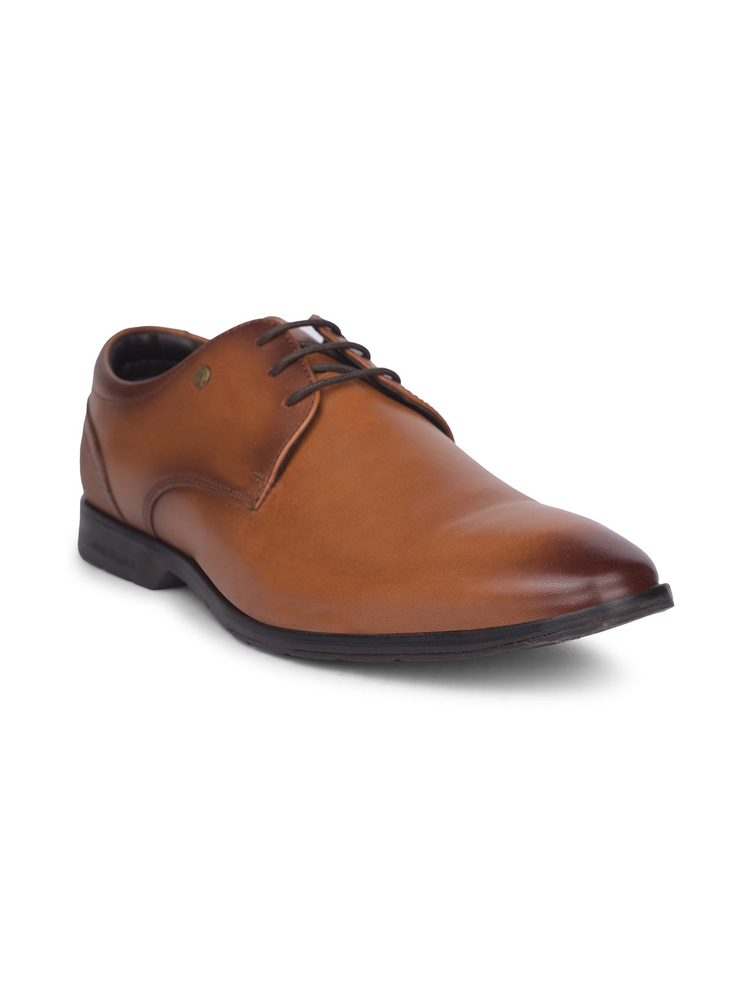Hush Puppies Men Tan Formal Lace-up Derby Shoes - Tan - View 1