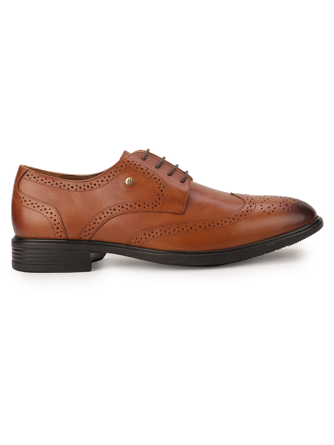 Hush Puppies Men Tan Formal Lace-up Derby Shoes - Tan - View 2