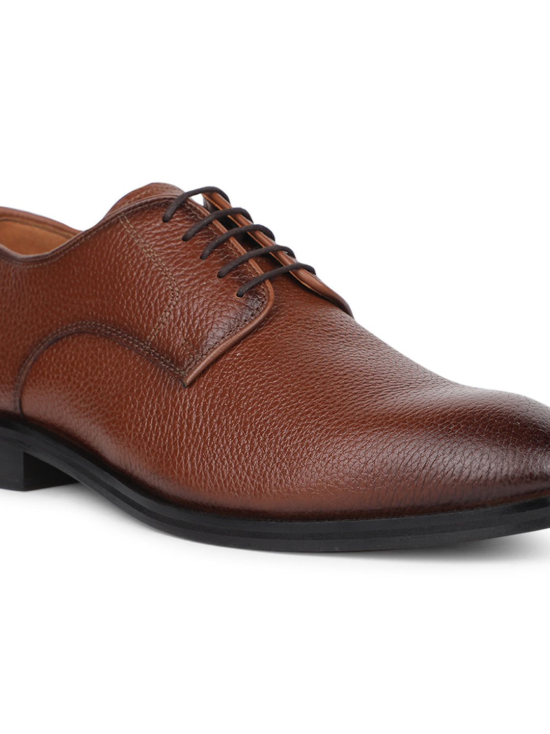 Hush Puppies Men Tan Formal Lace-up Derby Shoes - Tan - View 5