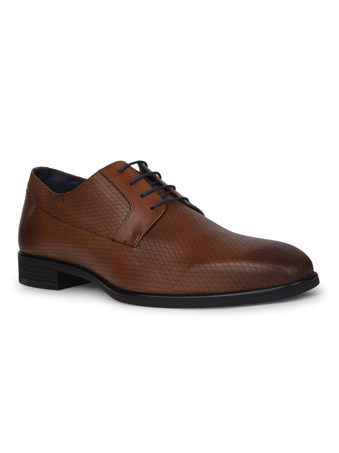 Bata Men Tan Formal Lace-up Derby Shoes - Tan - View 1