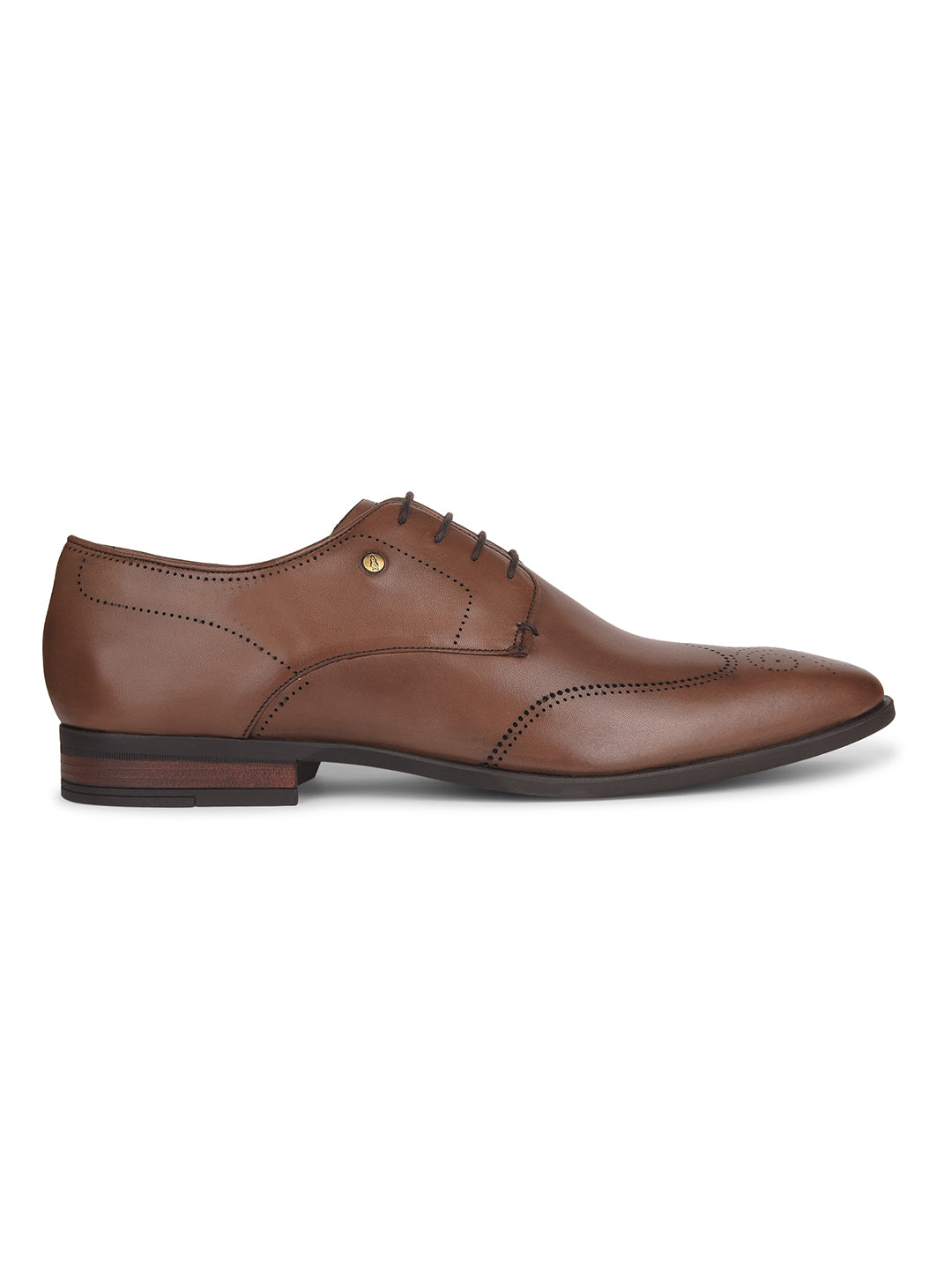 Hush Puppies Men Brown Formal Lace-up Derby Shoes - Brown - View 2