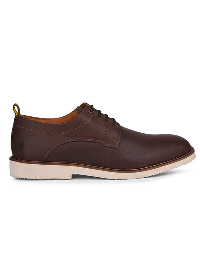 Hush Puppies Men Brown Formal Lace-up Derby Shoes - Brown - View 2