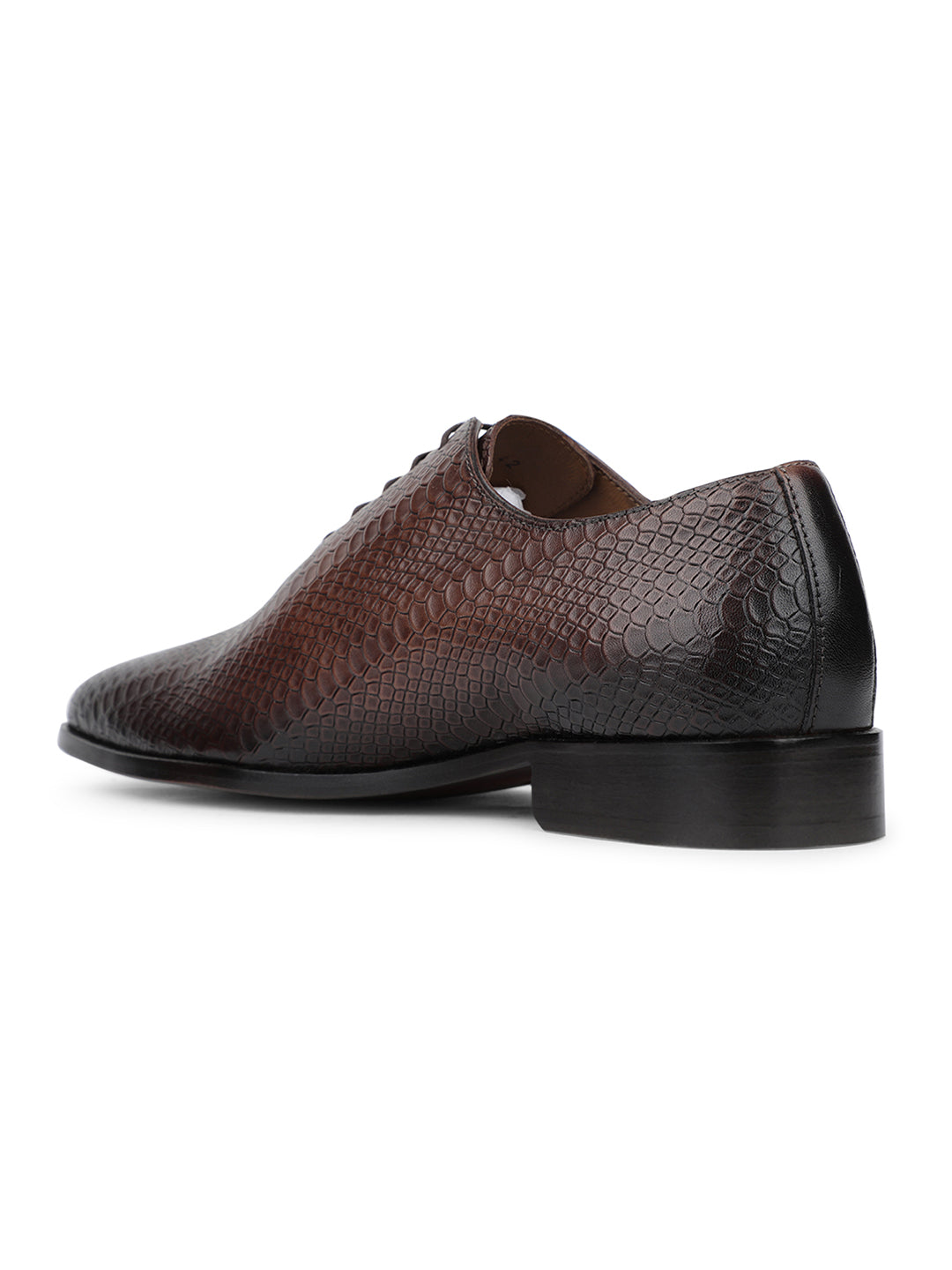 Hush Puppies Men Brown Formal Lace-up Derby Shoes - Brown - View 3