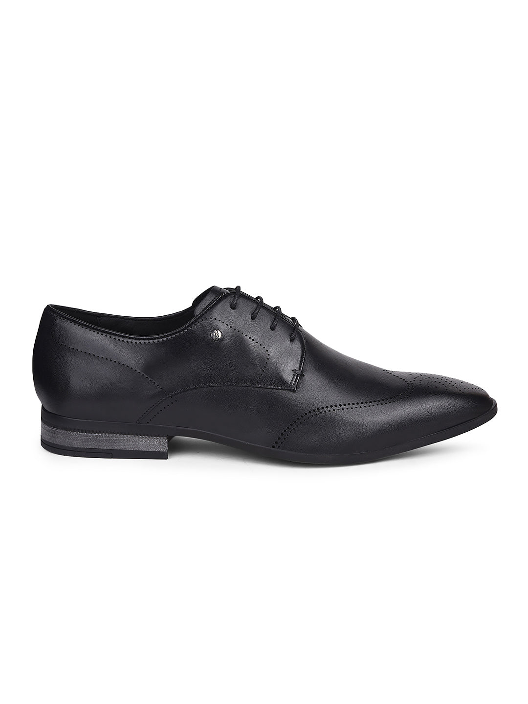 Hush Puppies Men Black Formal Lace-up Derby Shoes - Black - View 2