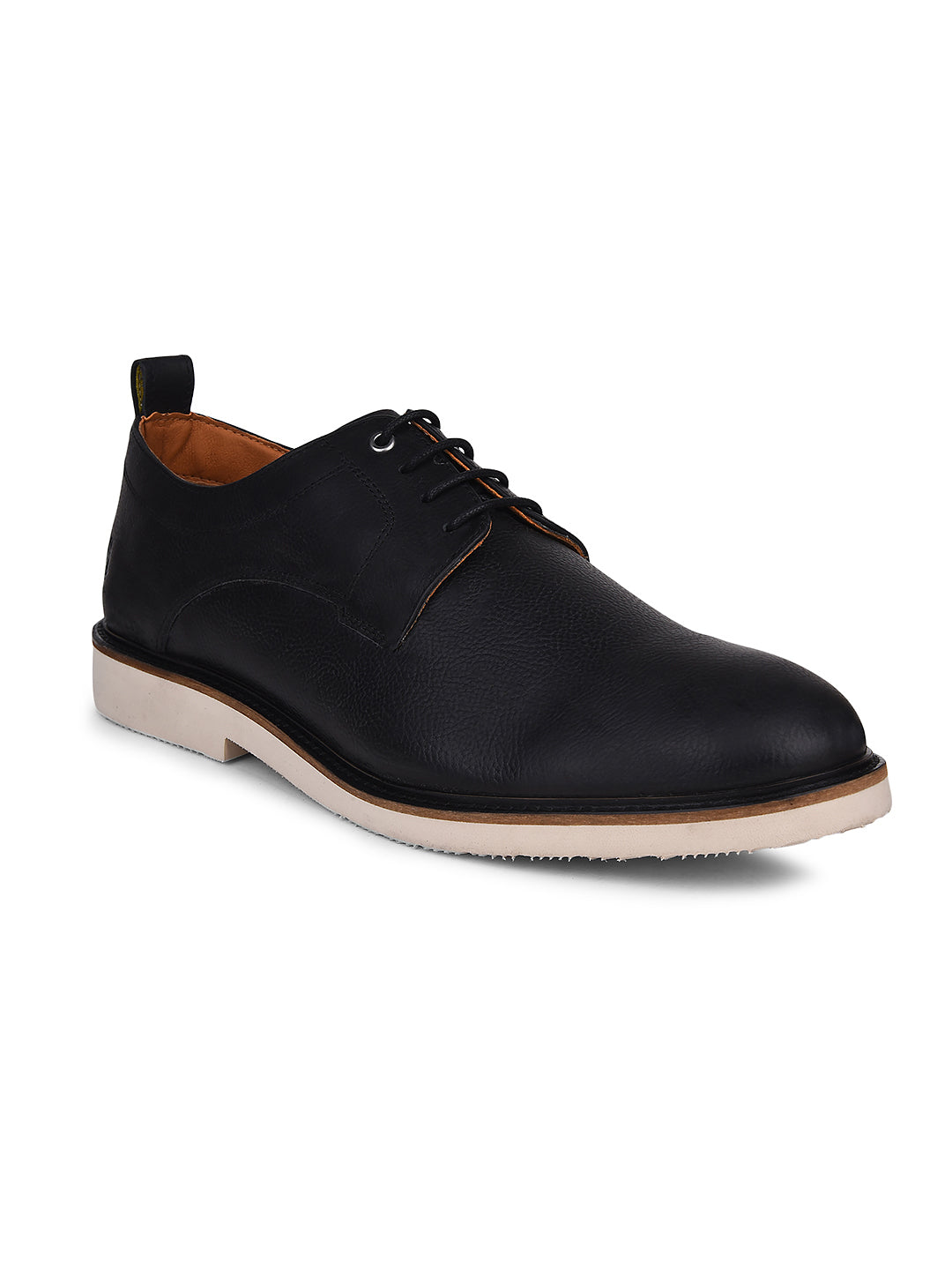 Hush Puppies Men Black Casual Lace-up Shoes - Black - View 1