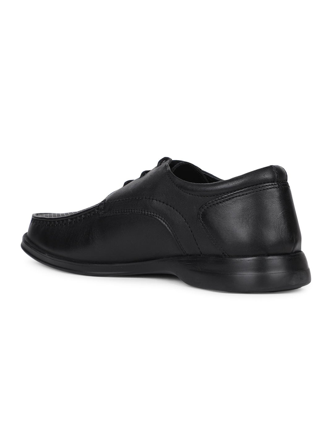 Bata Men Black Formal Lace-up Derby Shoes - Black - View 3