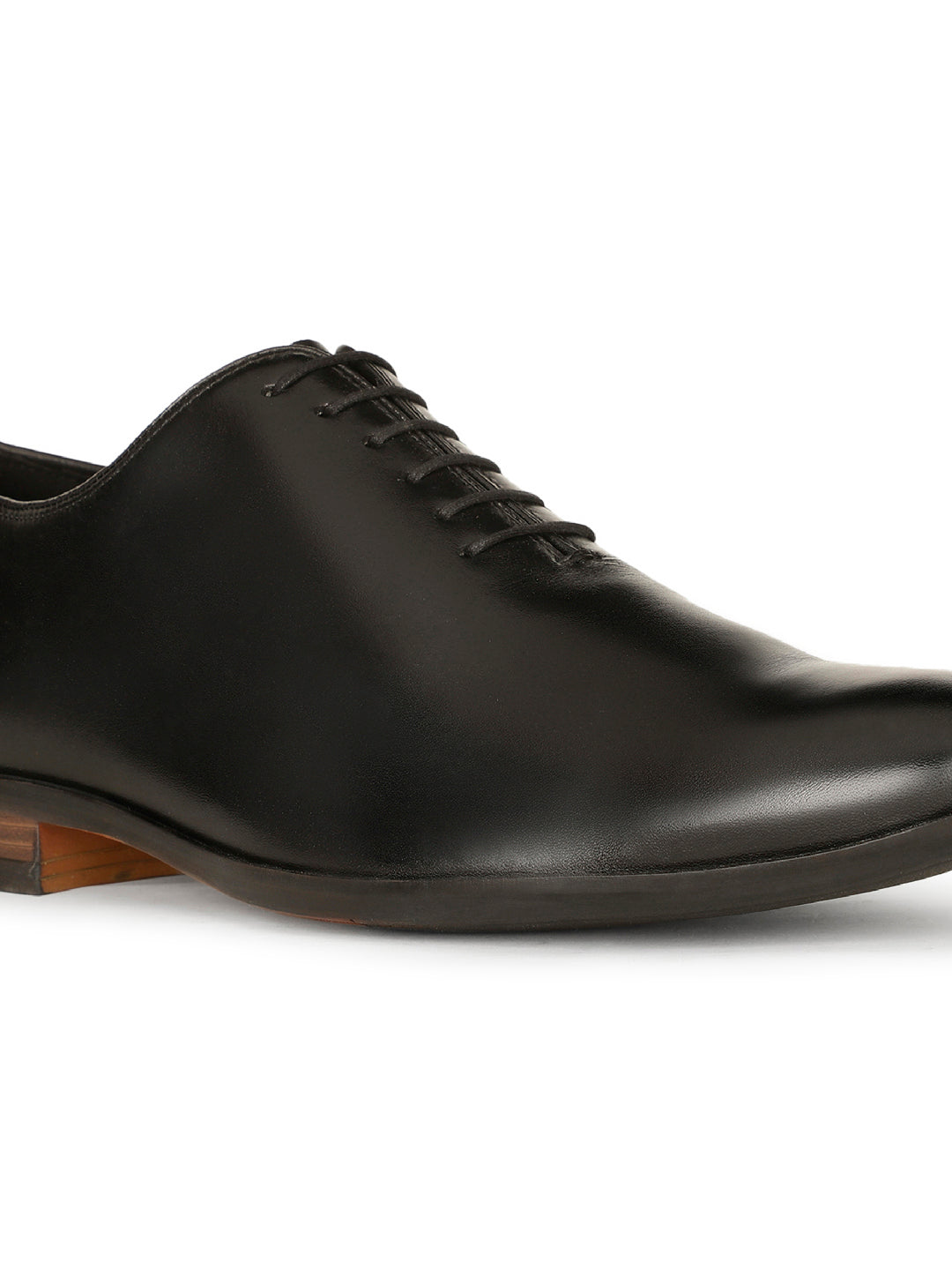 Hush Puppies Men Black Formal Lace-up Derby Shoes - Black - View 5