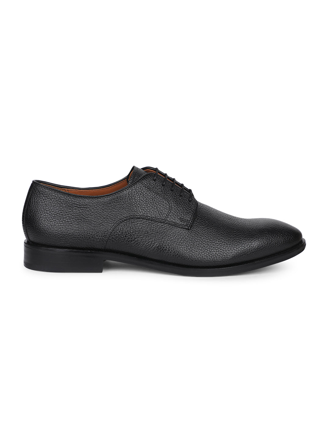 Hush Puppies Men Black Formal Lace-up Derby Shoes - Black - View 2