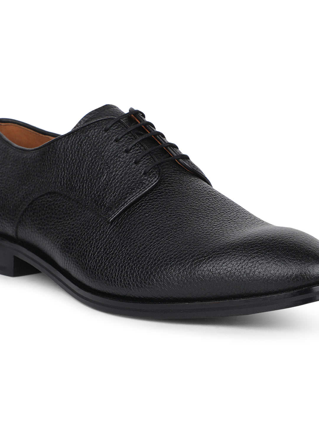 Hush Puppies Men Black Formal Lace-up Derby Shoes - Black - View 5