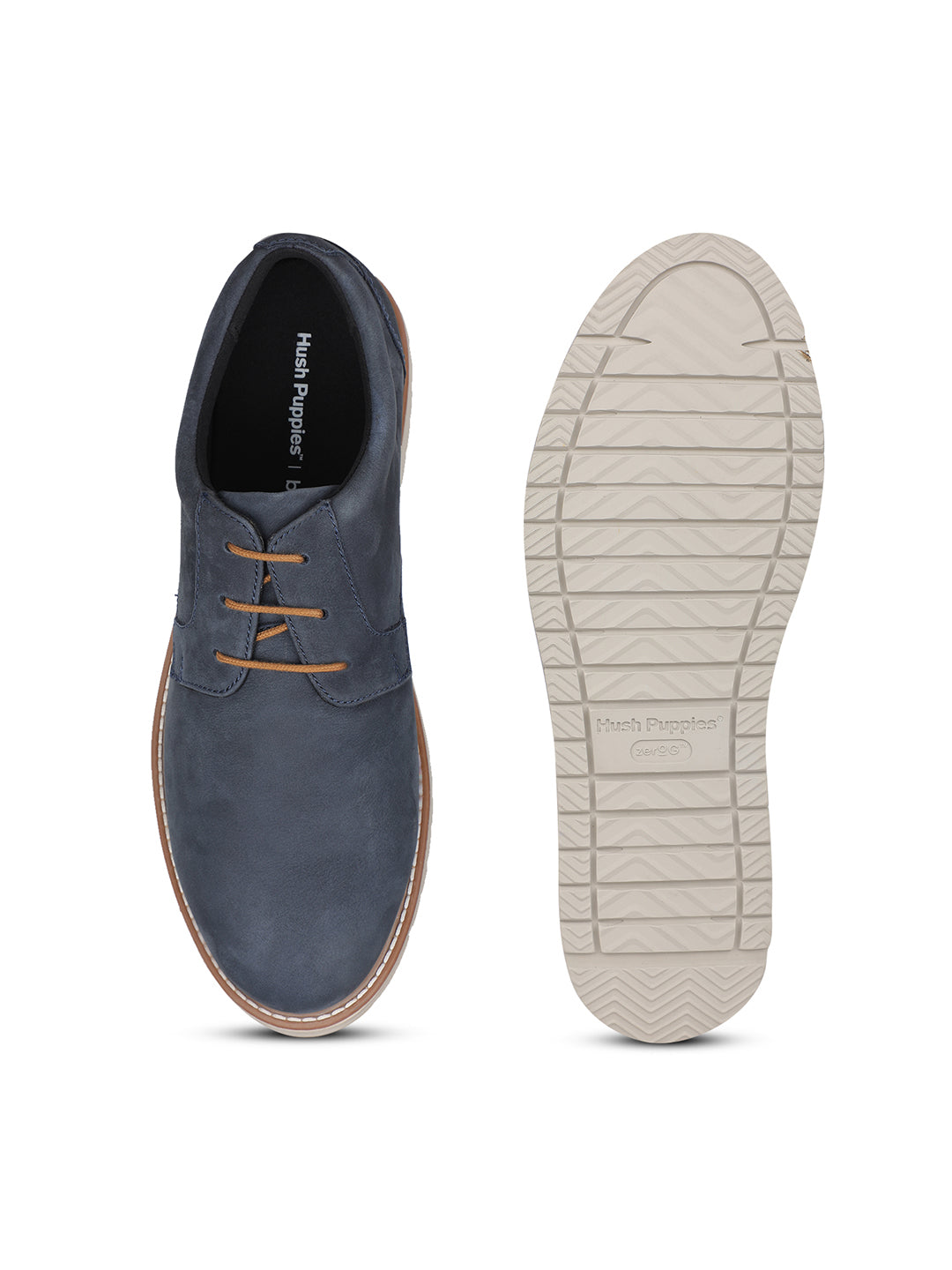 Hush Puppies Men Navy Blue Casual Lace-up Shoes - Navy Blue - View 4