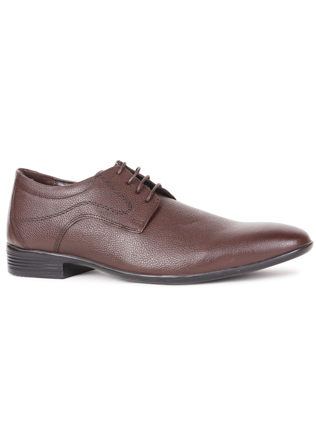 Bata Men Brown Formal Lace-up Derby Shoes - Brown - View 1