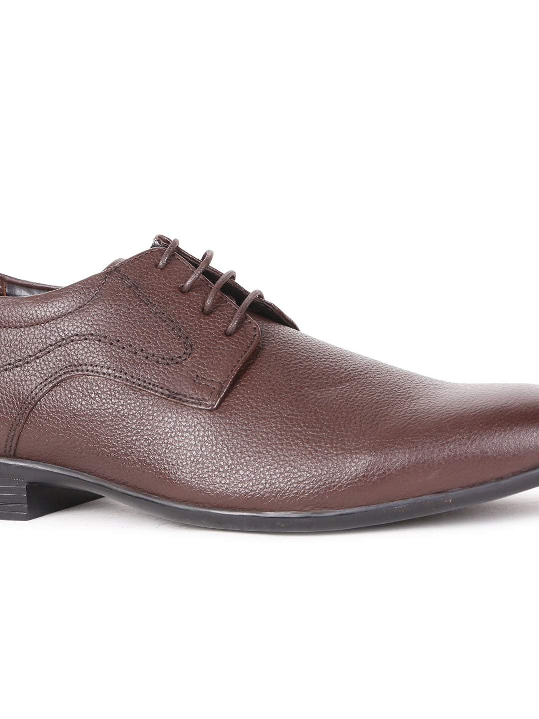 Bata Men Brown Formal Lace-up Derby Shoes - Brown - View 5