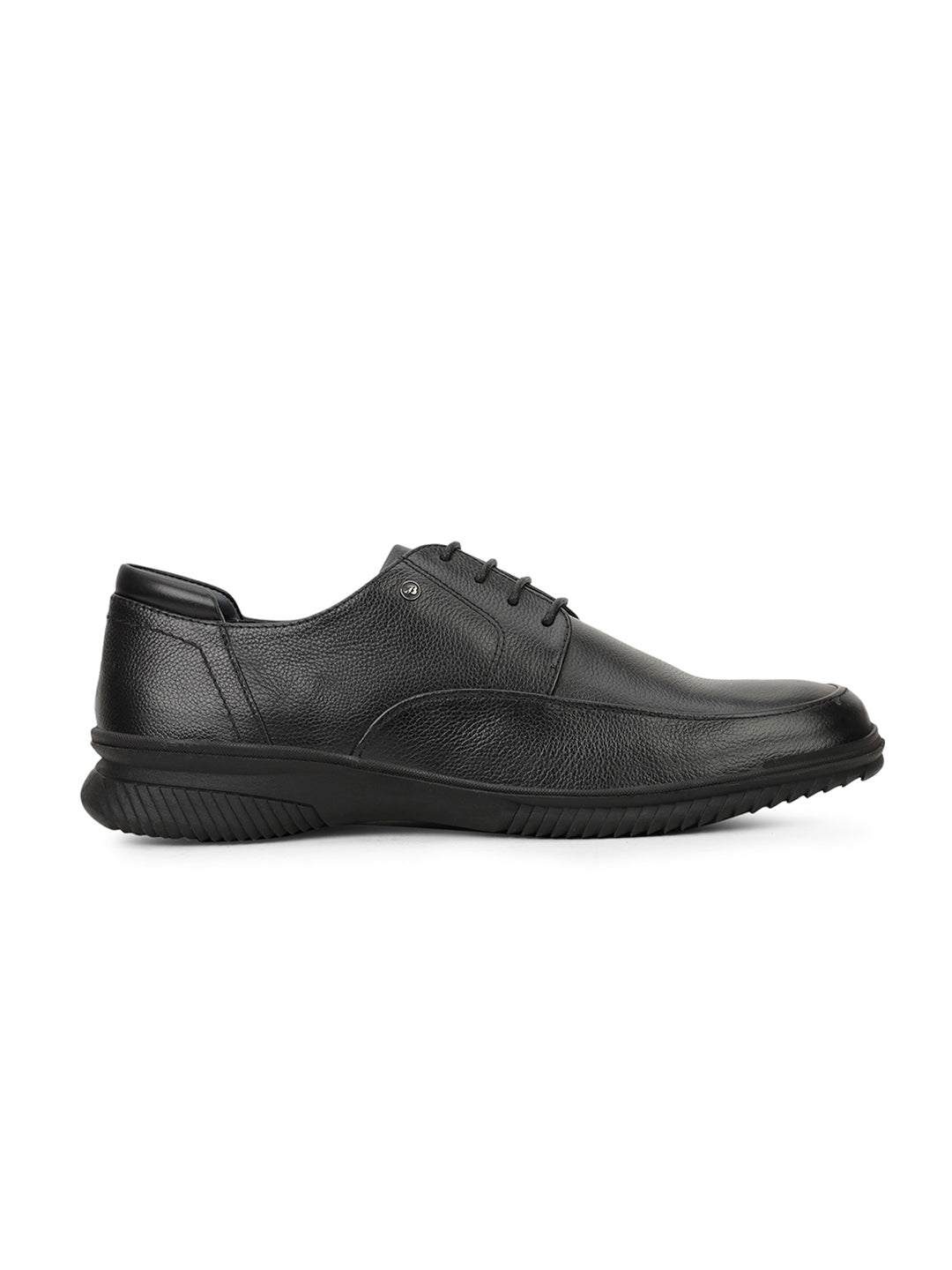 Bata Men Black Formal Lace-up Derby Shoes - Black - View 2