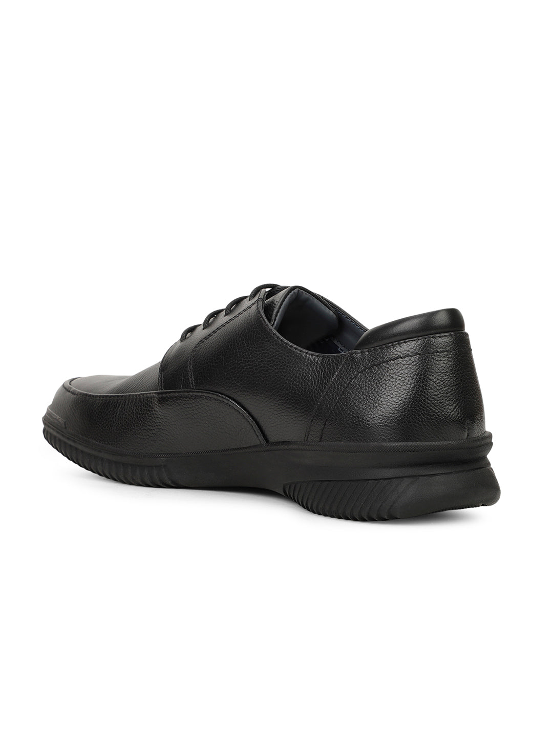 Bata Men Black Formal Lace-up Derby Shoes - Black - View 3