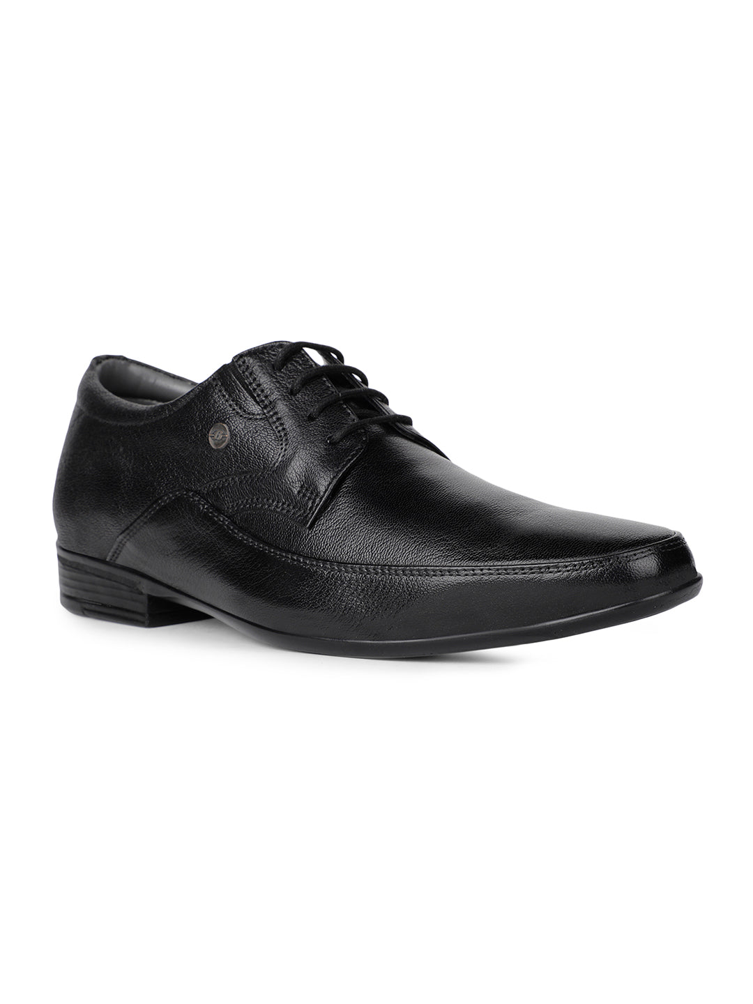 Bata Men Black Formal Lace-up Derby Shoes - Black - View 1