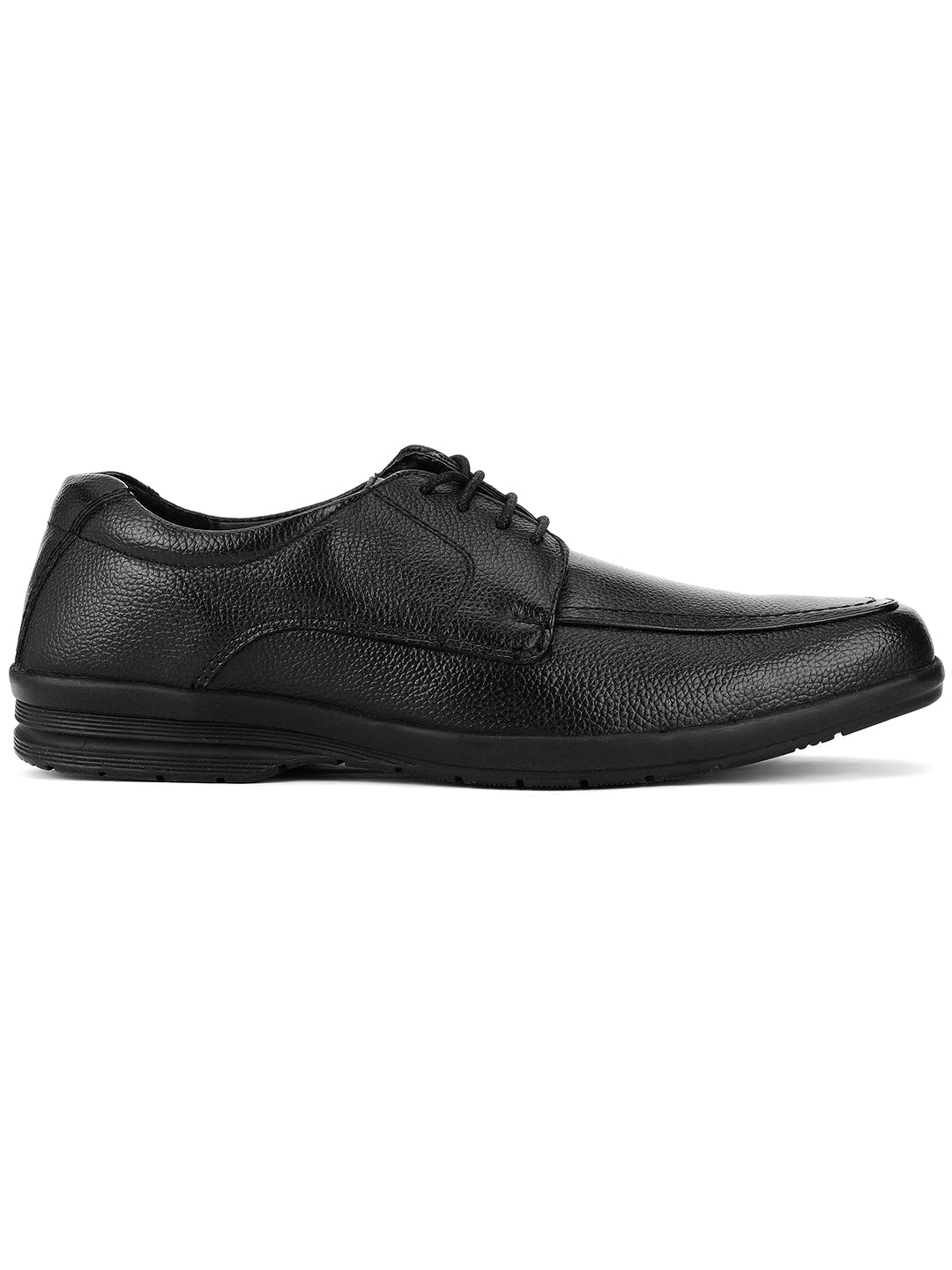 Bata Men Black Formal Lace-up Derby Shoes - Black - View 2