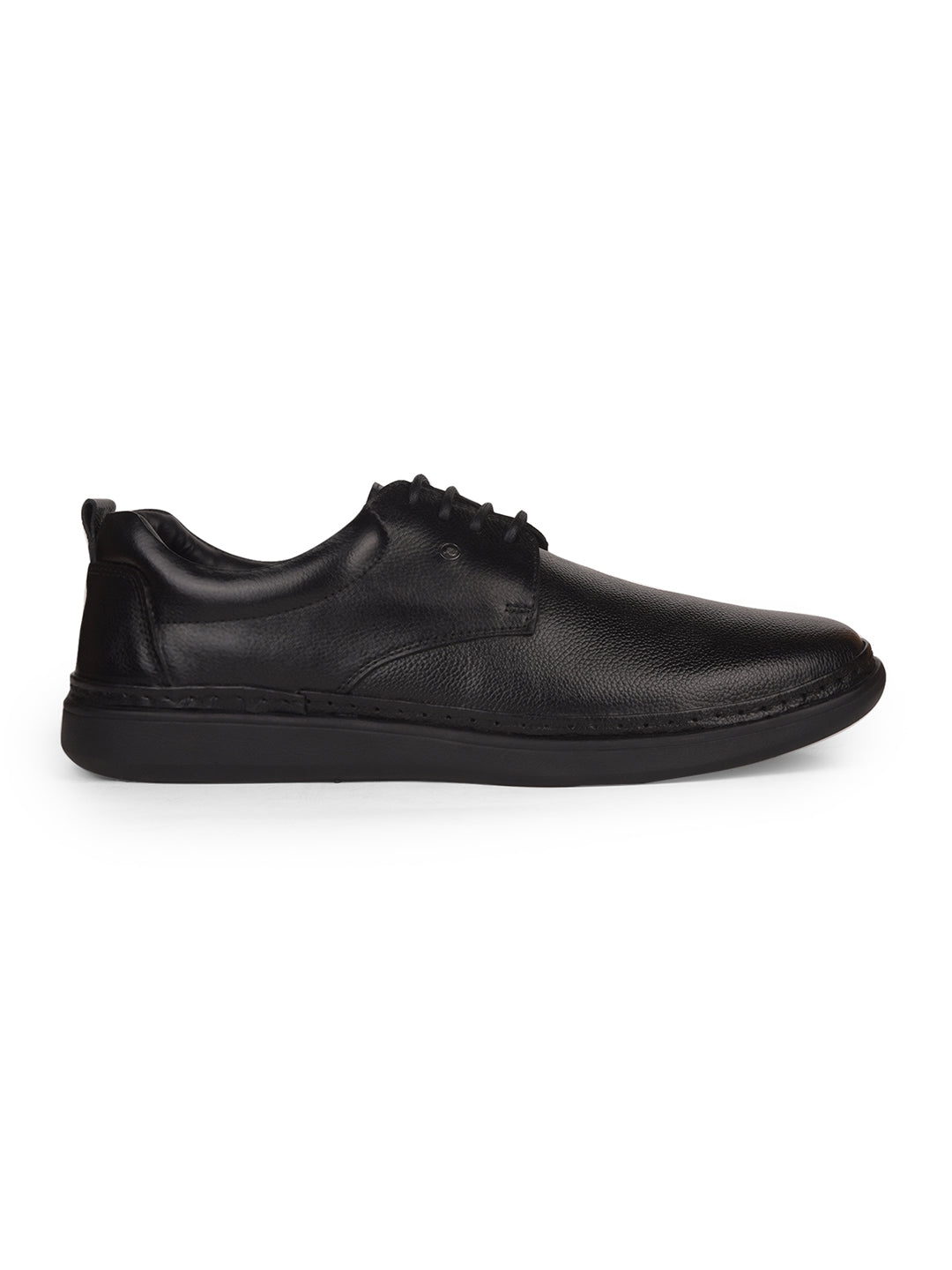 Bata Men Black Formal Lace-up Derby Shoes - Black - View 2