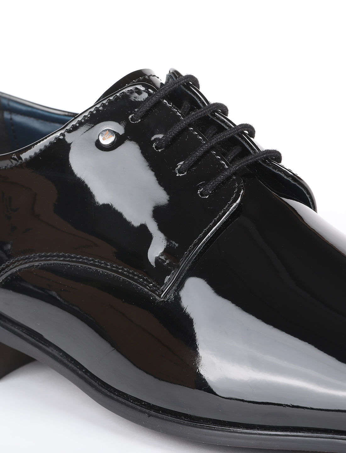The Imperio Black Men Occasion Patent Derby V8 By Ruosh