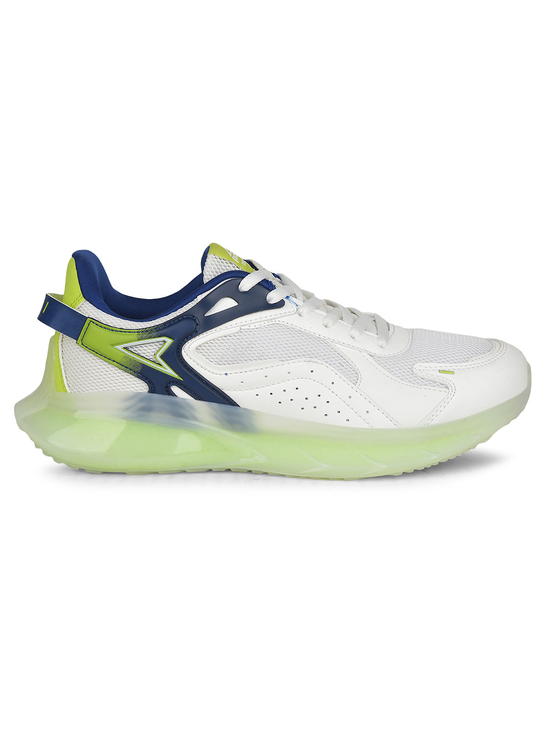 Power Men Silver Lace-up Oxford Sports Shoes - Silver - View 2