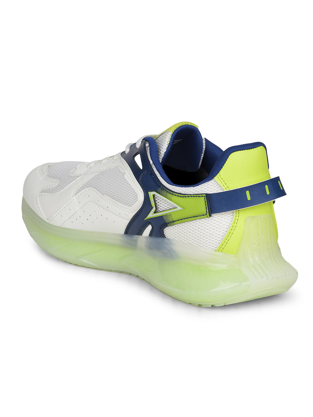 Power Men Silver Lace-up Oxford Sports Shoes - Silver - View 3