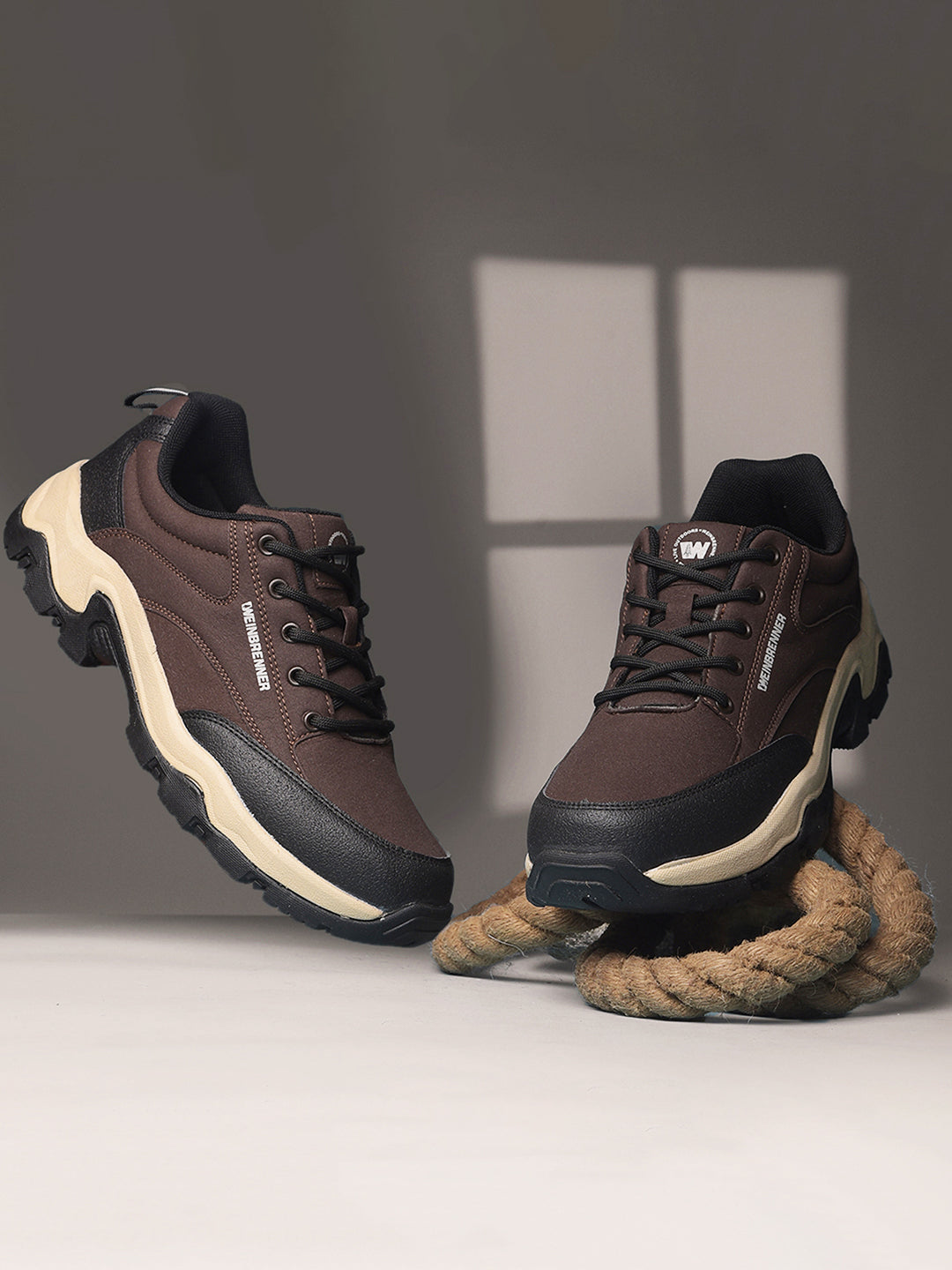 Weinbrenner Men Brown Casual Lace-up Shoes - Brown - View 6