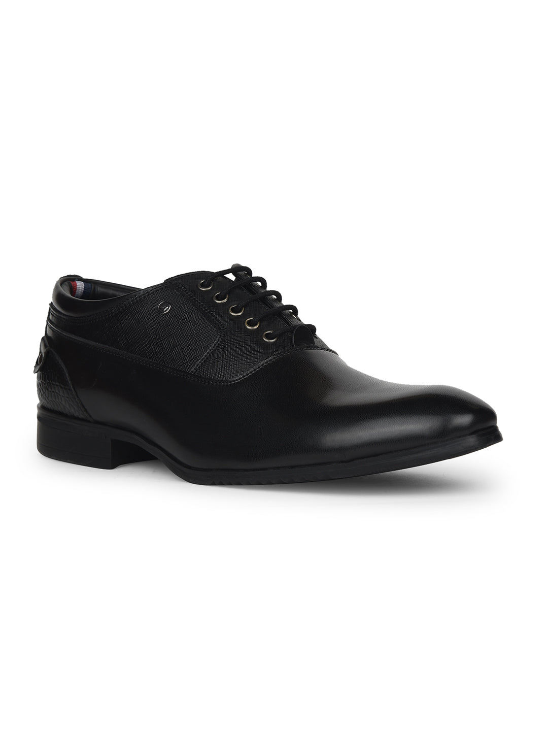 Bata Men Black Formal Lace-up Oxford Shoes - Black - View 1