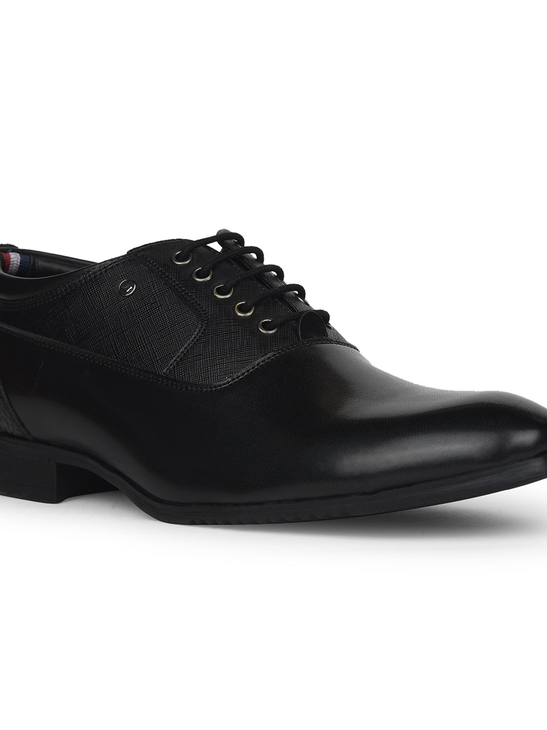 Bata Men Black Formal Lace-up Oxford Shoes - Black - View 5