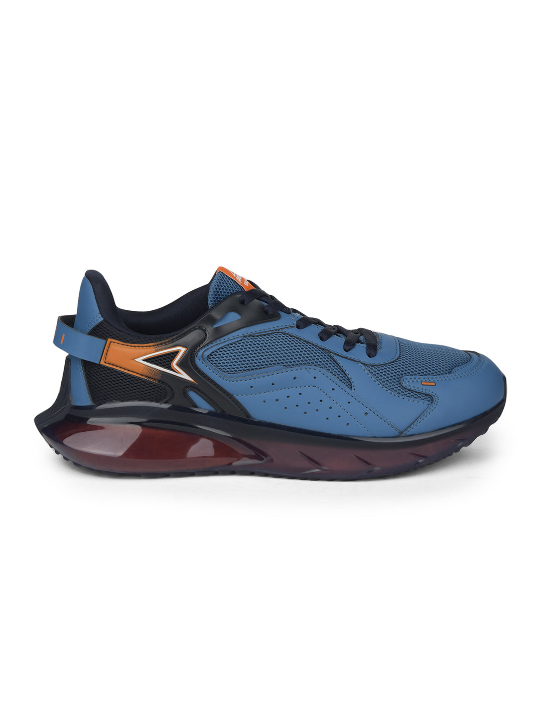 Power Men Blue Lace-up Oxford Sports Shoes - Blue - View 2