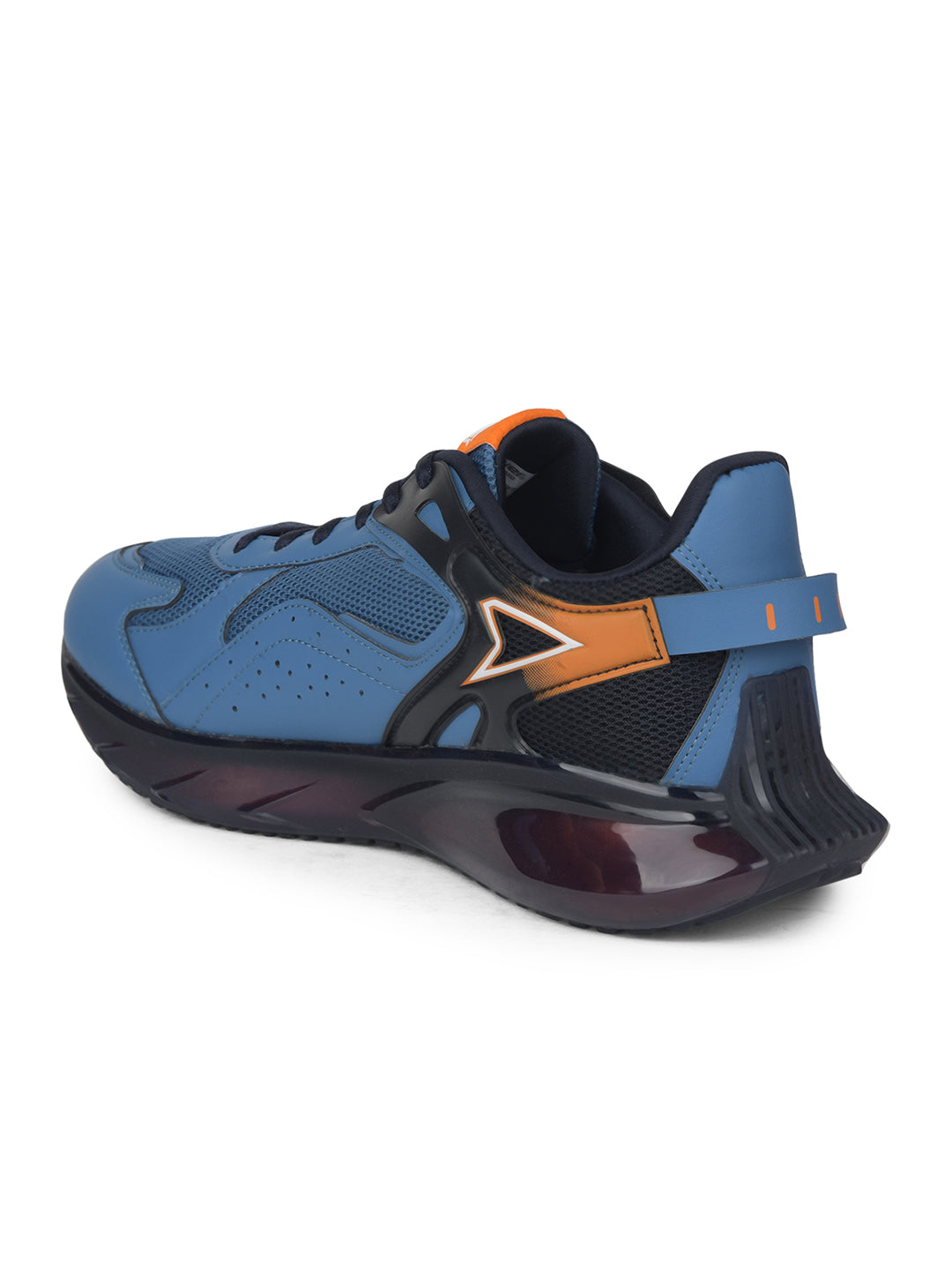 Power Men Blue Lace-up Oxford Sports Shoes - Blue - View 3