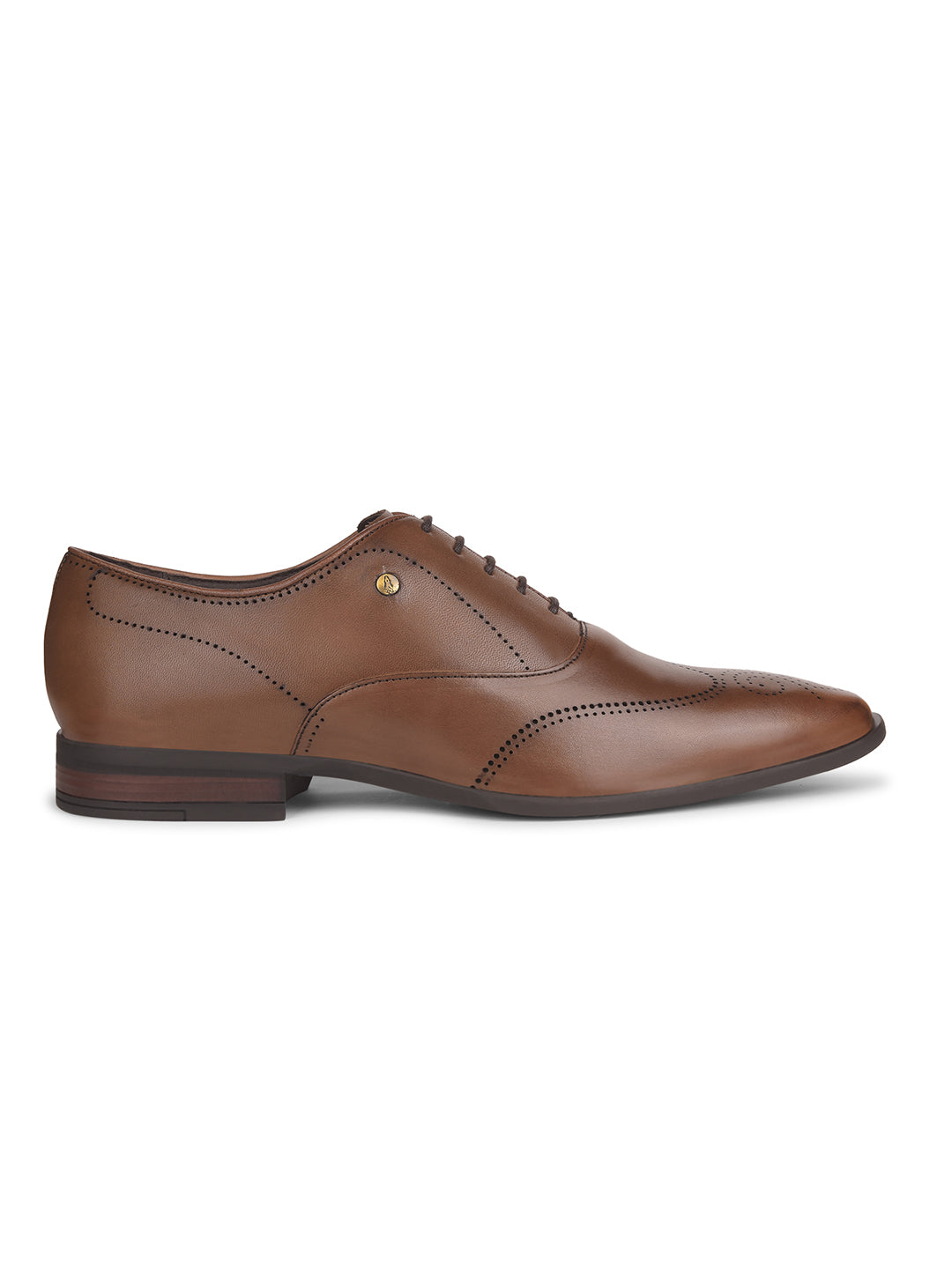 Hush Puppies Men Brown Formal Lace-up Oxford Shoes - Brown - View 2