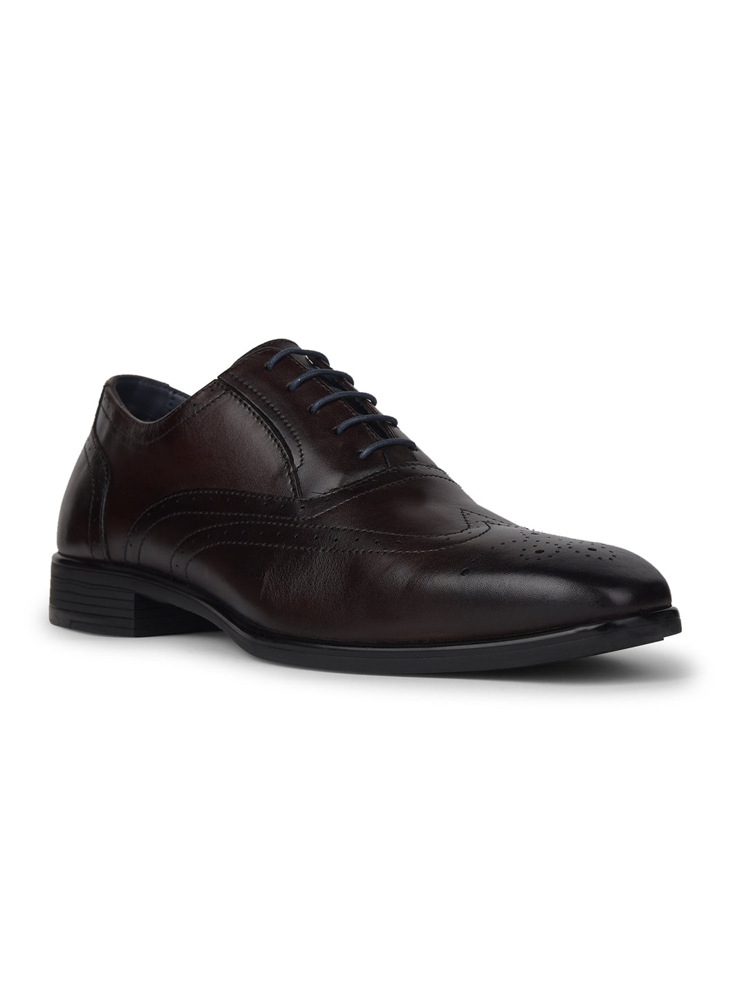 Bata Men Brown Formal Lace-up Oxford Shoes - Brown - View 1