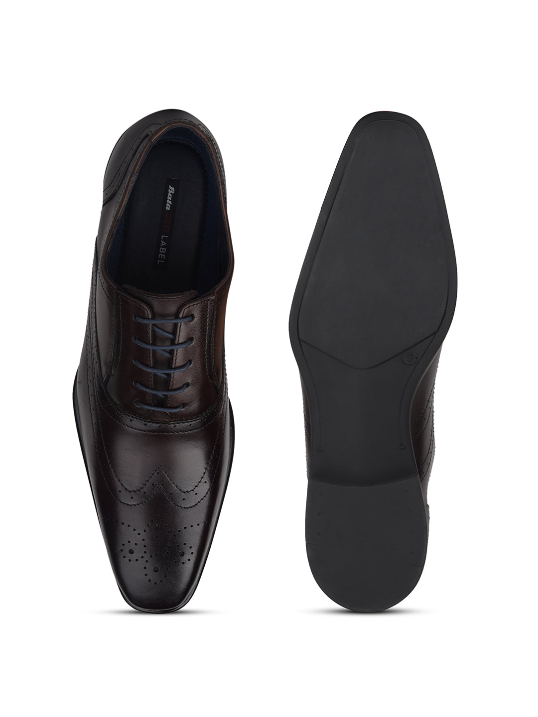 Bata Men Brown Formal Lace-up Oxford Shoes - Brown - View 4