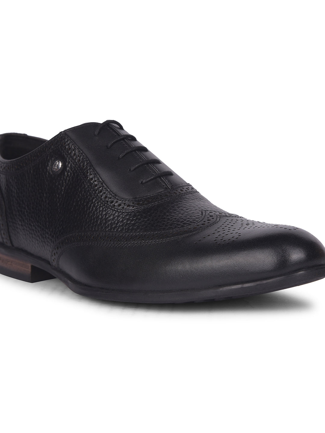 Hush Puppies Men Black Formal Lace-up Oxford Shoes - Black - View 5