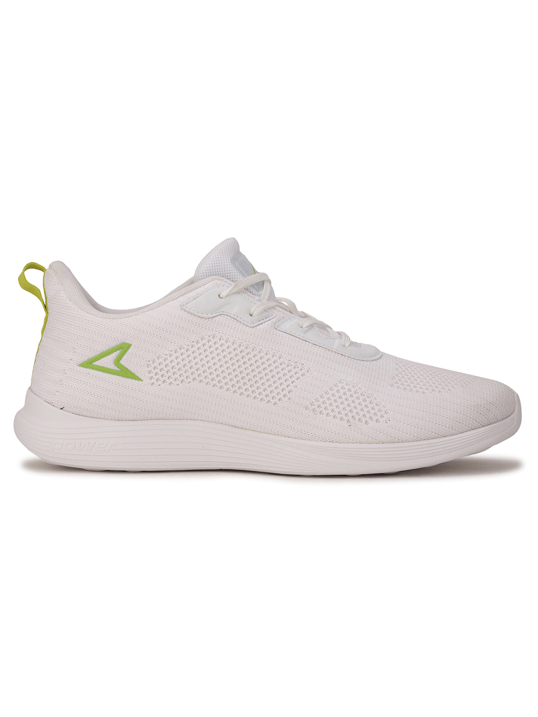 Power Men White Lace-up Oxford Sports Shoes - White - View 2