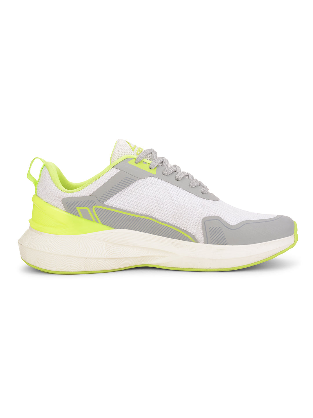 Power Men White Lace-up Oxford Sports Shoes - White - View 2