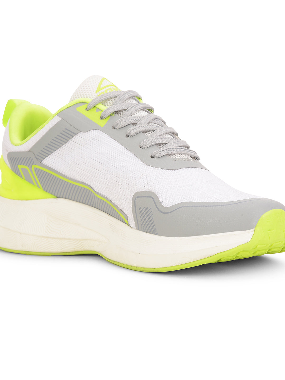 Power Men White Lace-up Oxford Sports Shoes - White - View 5