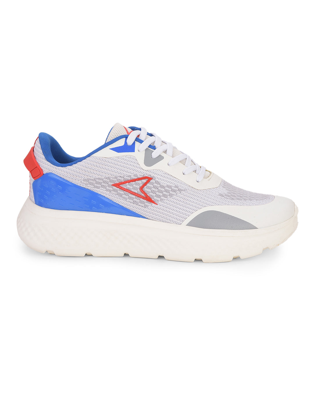 Power Men White Lace-up Oxford Sports Shoes - White - View 2