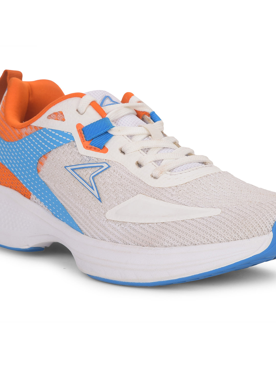 Power Men White Lace-up Oxford Sports Shoes - White - View 5