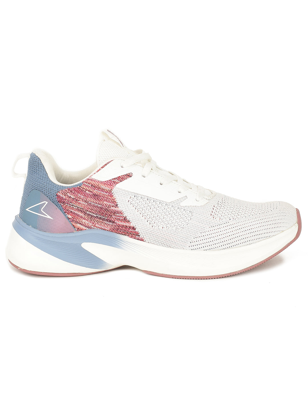 Power Men White Lace-up Oxford Sports Shoes - White - View 2