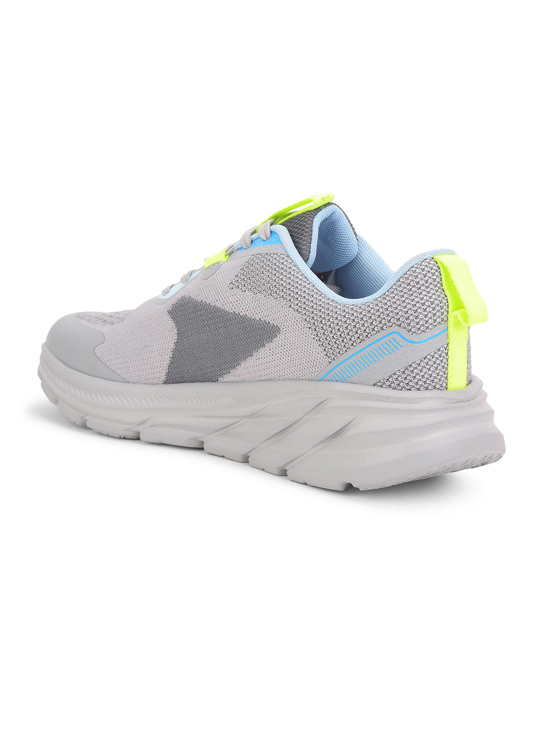 Power Men Grey Lace-up Oxford Sports Shoes - Grey - View 3