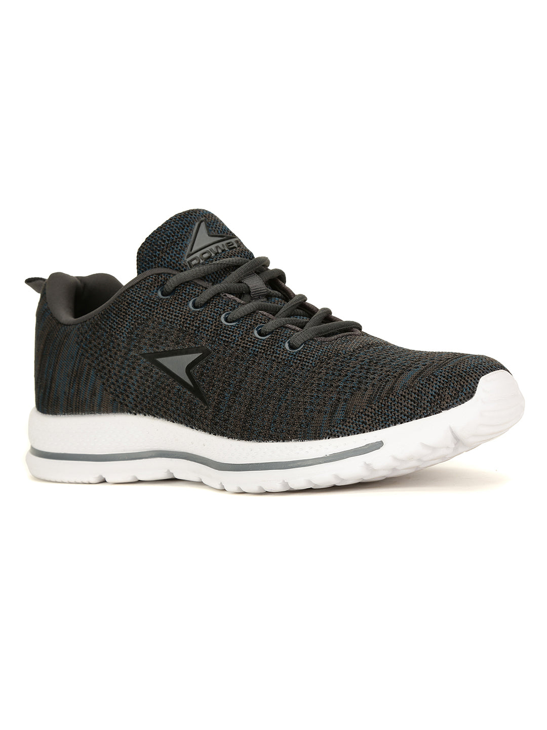 Power Men Grey Lace-up Oxford Sports Shoes - Grey - View 1
