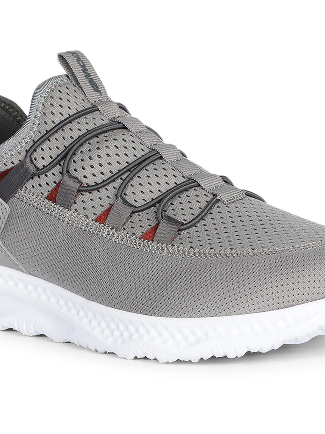 Power Men Grey Lace-up Oxford Sports Shoes - Grey - View 5