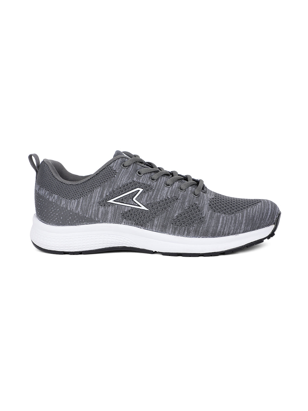 Power Men Grey Lace-up Oxford Sports Shoes - Grey - View 3