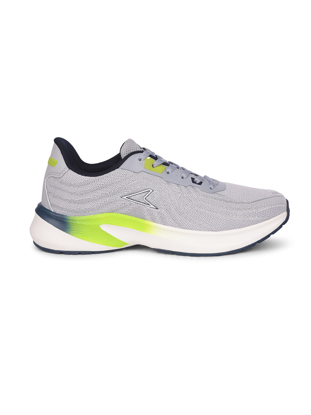 Power Men Grey Lace-up Oxford Sports Shoes - Grey - View 2