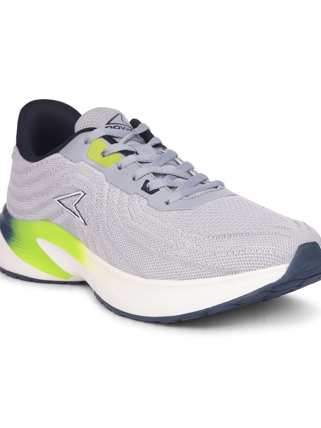 Power Men Grey Lace-up Oxford Sports Shoes - Grey - View 5
