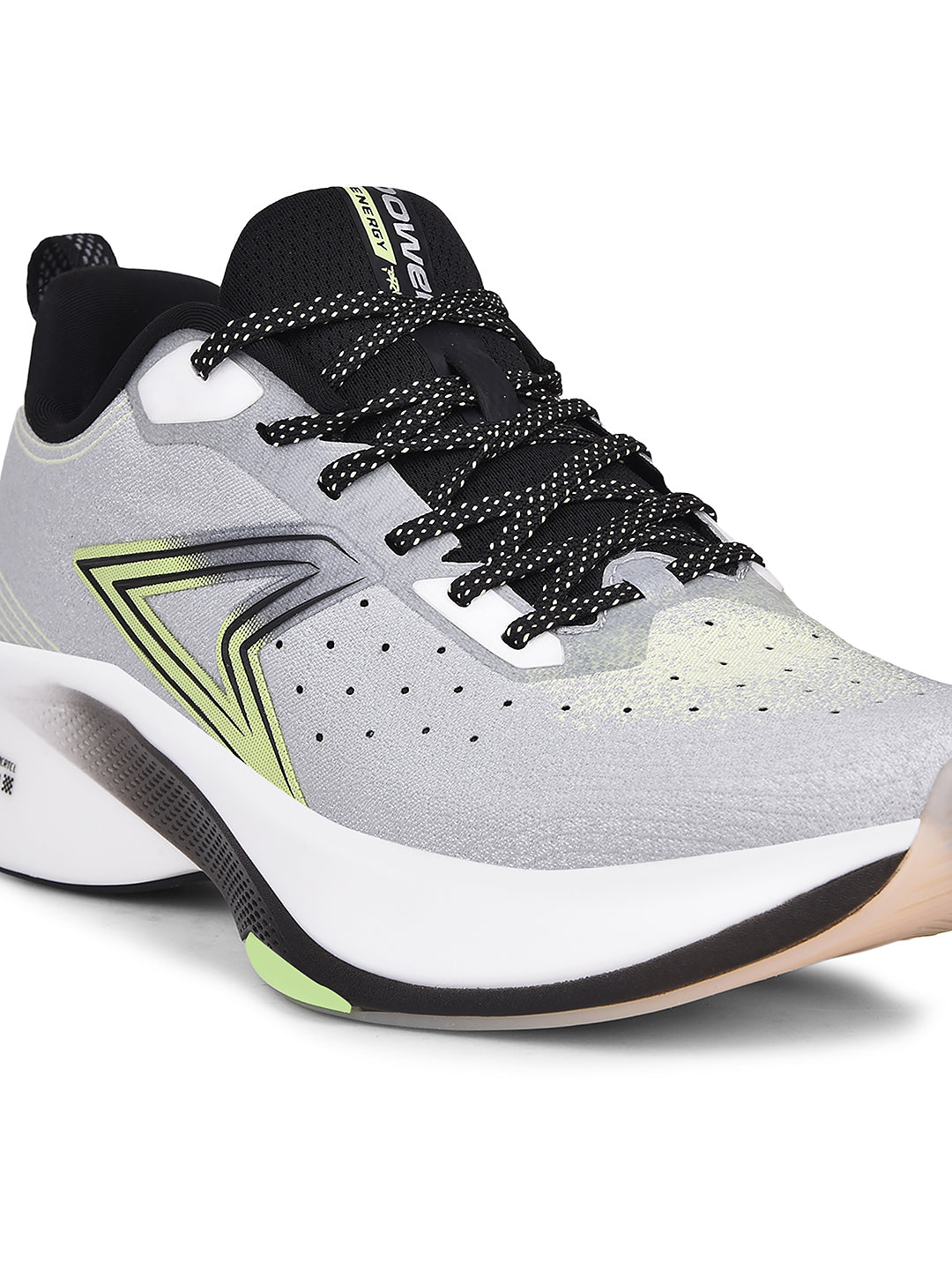 Power Men Grey Lace-up Oxford Sports Shoes - Grey - View 5